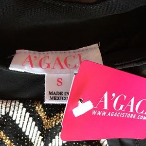 A very pretty beaded halter top.